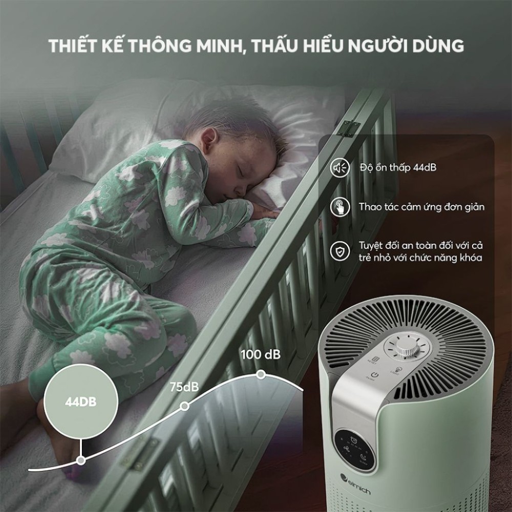 Máy lọc không khí Elmich APE9323 - Hàng chính hãng