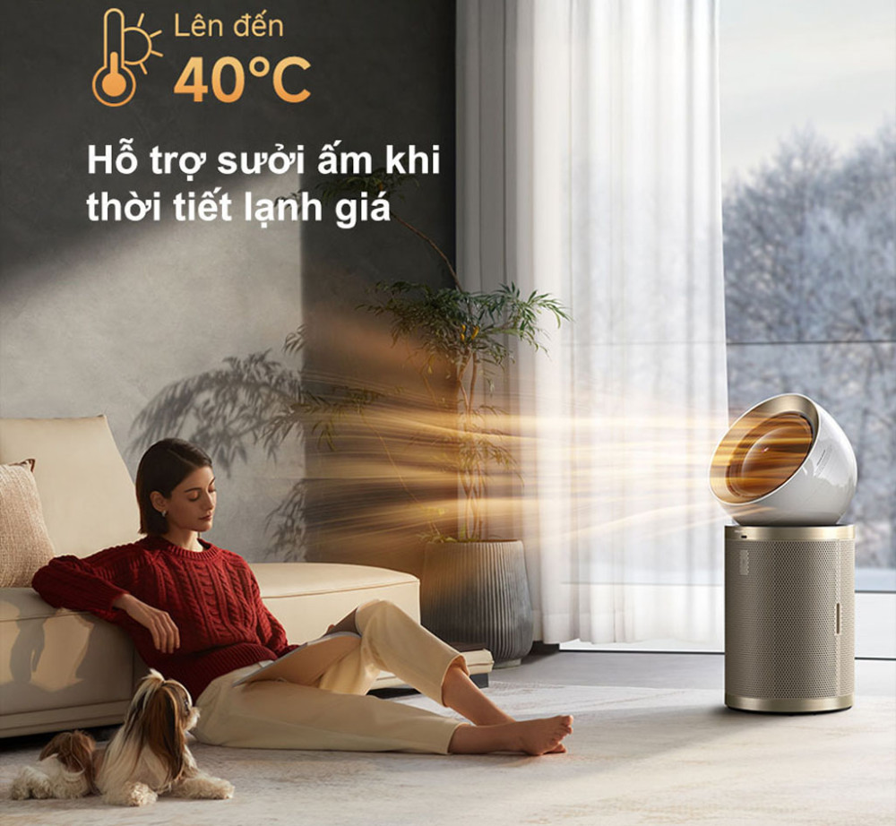 Chức năng sưởi ấm hiện đại, làm ấm nhanh chóng, thích hợp cho mùa đông