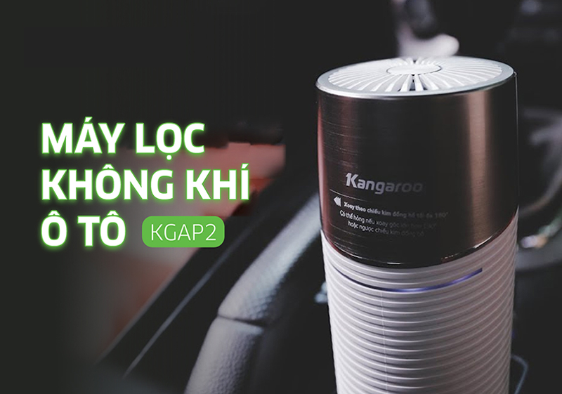 Kangaroo KGAP2 chuyên dụng để lọc khí và khử mùi dùng cho ô tô