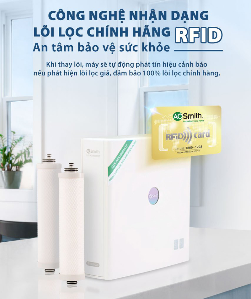 Công nghệ nhận dạng lõi lọc chính hãng RFID