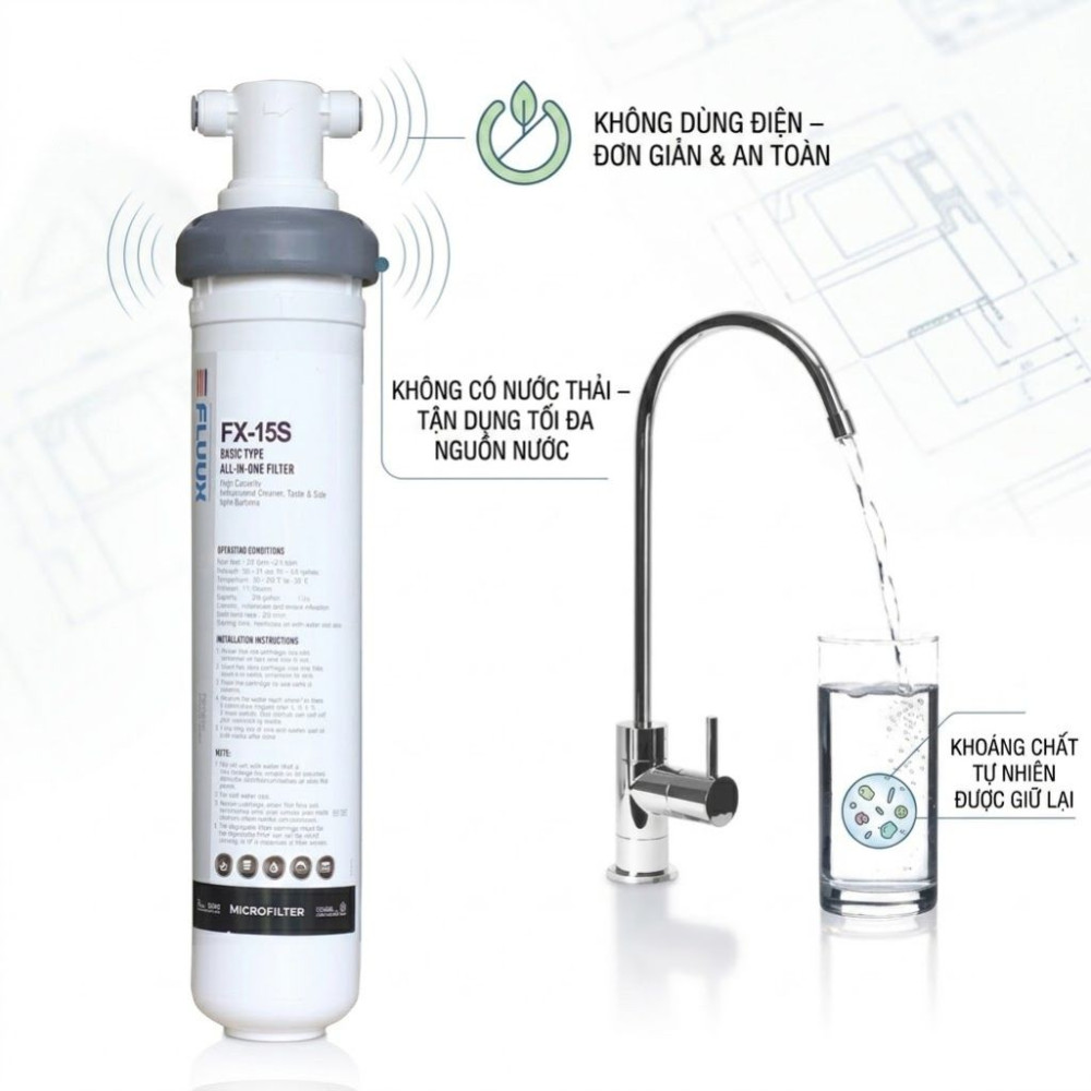 Máy lọc nước Chungho FLUUX-FX15S - Hàng chính hãng