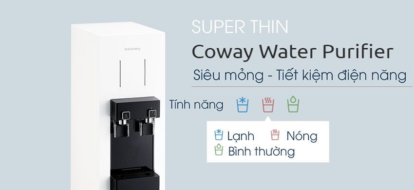 Thiết kế của máy lọc nước Coway CHP-590R