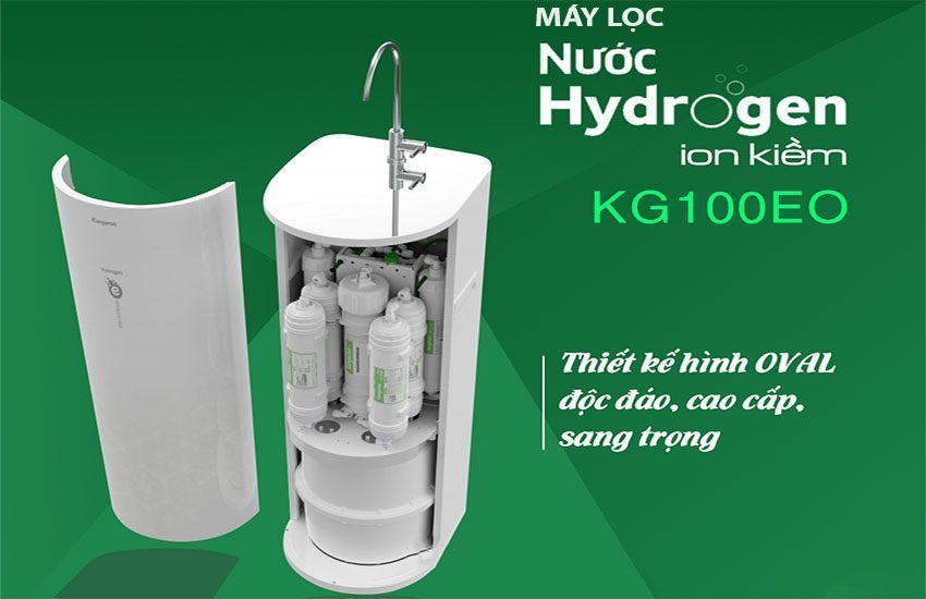 Thiết kế của Máy lọc nước Hydrogen ion kiềm Kangaroo KG100EO