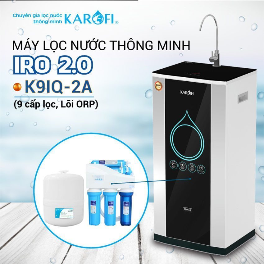 Chất liệu của máy lọc nước IRO Karofi K9IQ-2A
