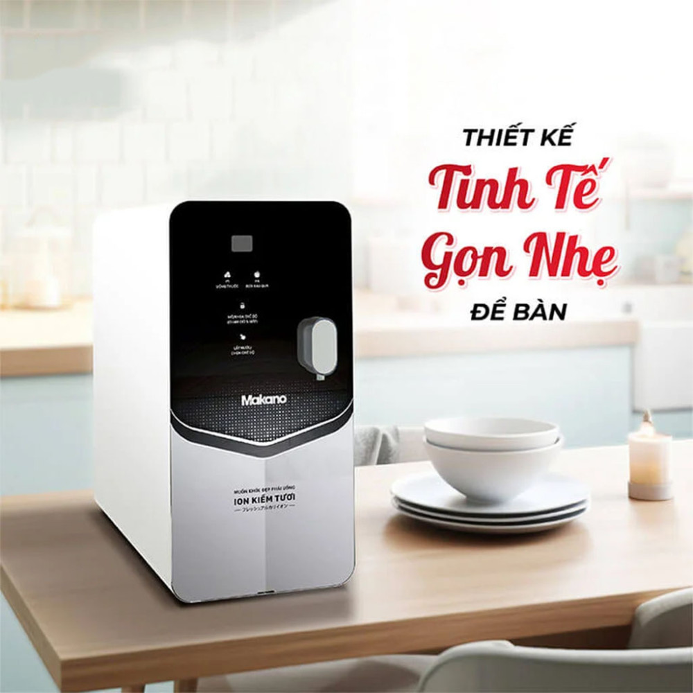 Máy lọc nước ion kiềm tươi để bàn Makano MN868 - Hàng chính hãng