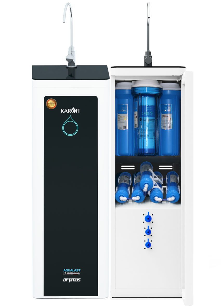 Các cấp lọc của máy lọc nước 8 lõi lọc Optimus S1 Karofi O-S128