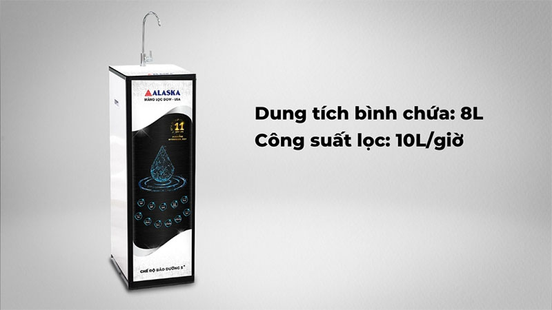 Công suất lọc của Máy lọc nước RO Alaska A11RO