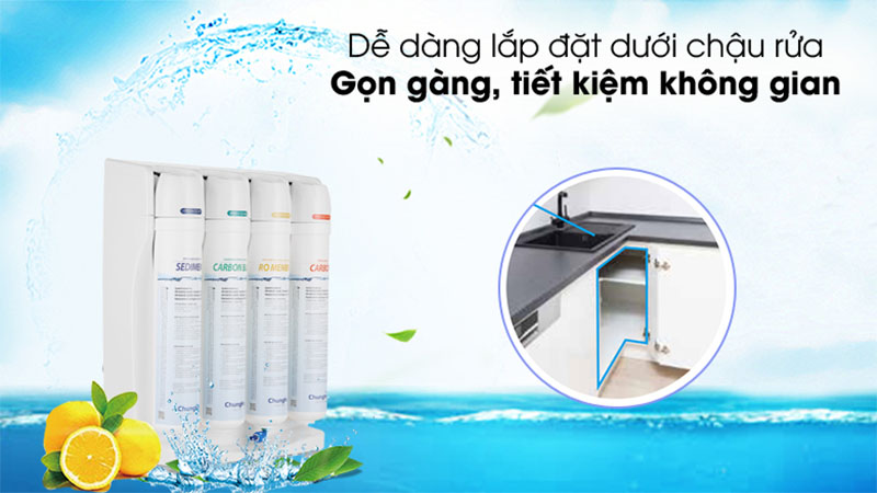 Thiết kế của Máy lọc nước RO Chungho M9 UnderSink