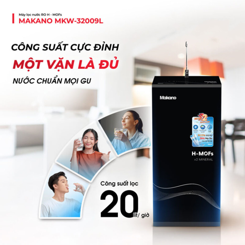 Máy lọc nước RO H-Mofs Makano MKW-32009L - Hàng chính hãng