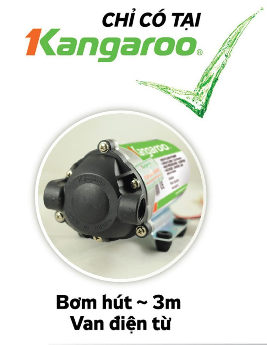Bơm hút-van điện từ của Máy lọc nước RO Kangaroo KG108W VTU