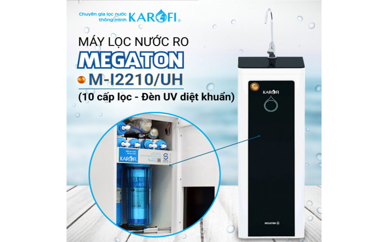 Máy lọc nước RO Karofi Megaton M-I2210/UH