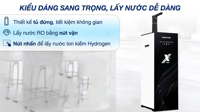 Thiết kế của Máy lọc nước RO Maksim MAK-X3.0