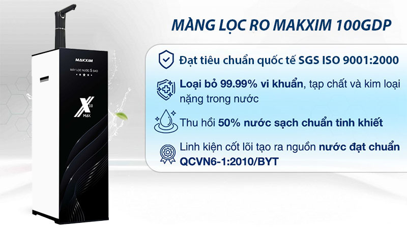 Màng lọc RO của Máy lọc nước RO Maksim MAK-X3.0