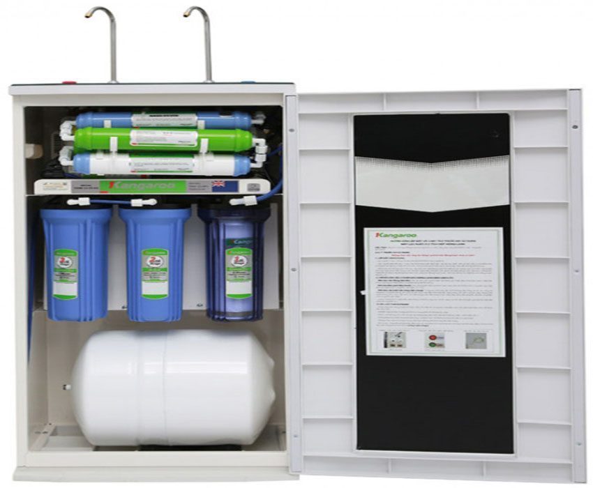 Hệ thống lọc của máy lọc nước RO nóng lạnh Kangaroo KG10A3