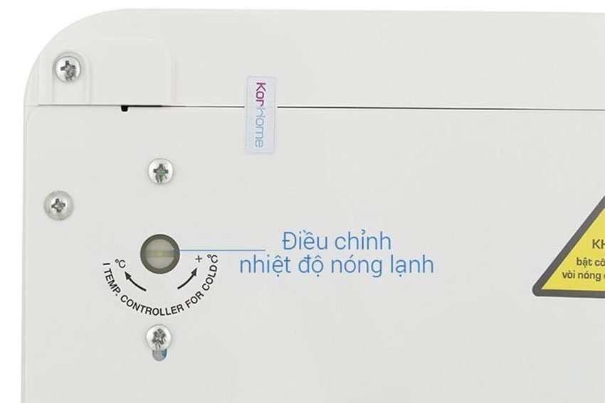 Máy lọc nước RO nóng lạnh KoriHome WPK-838 có chế độ điều chỉnh nhiệt độ lạnh