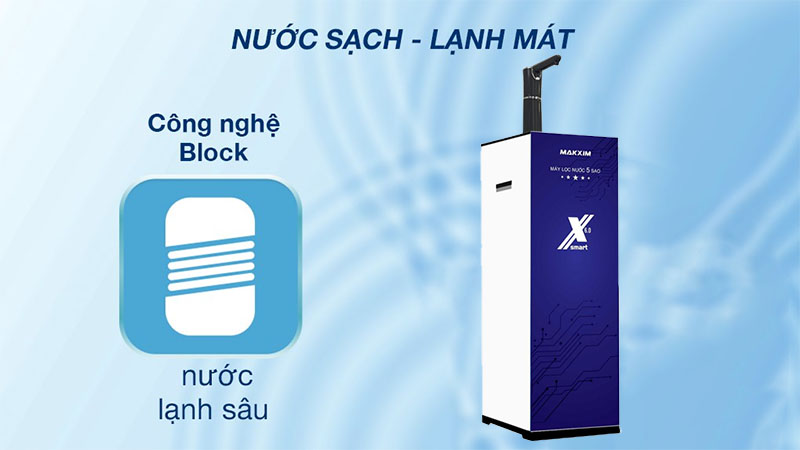 Công nghệ làm lạnh của Máy lọc nước RO nóng lạnh nguội Makxim MAK-X6.0