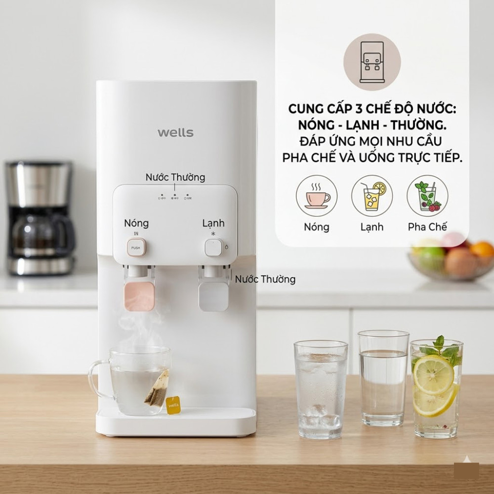 Máy lọc nước Wells Mineral - Hàng chính hãng