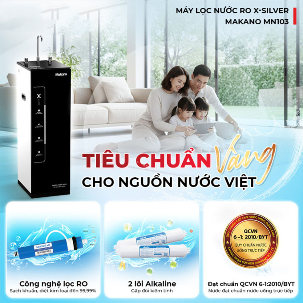 Máy lọc nước X-SILVER Makano MN103 - Hàng chính hãng