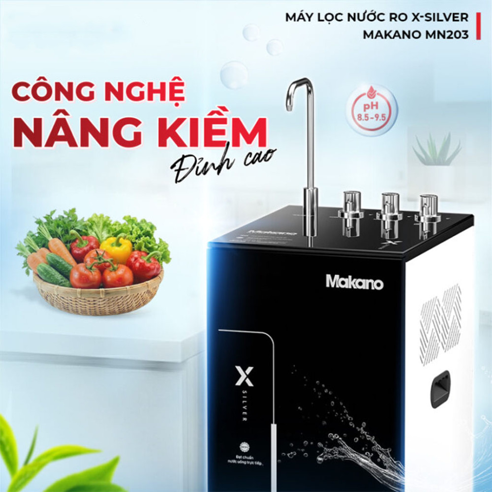 Máy lọc nước X-SILVER nóng nguội Makano MN203 - Hàng chính hãng
