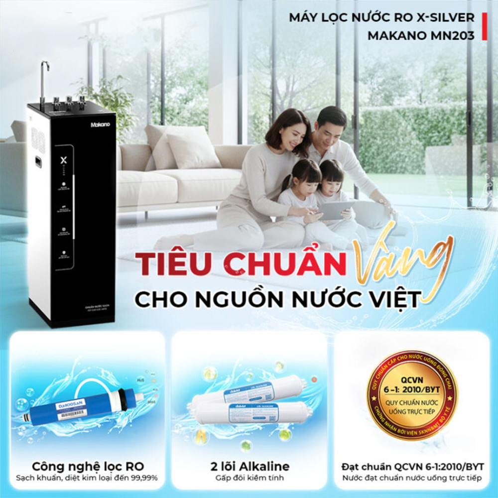 Máy lọc nước X-SILVER nóng nguội Makano MN203 - Hàng chính hãng
