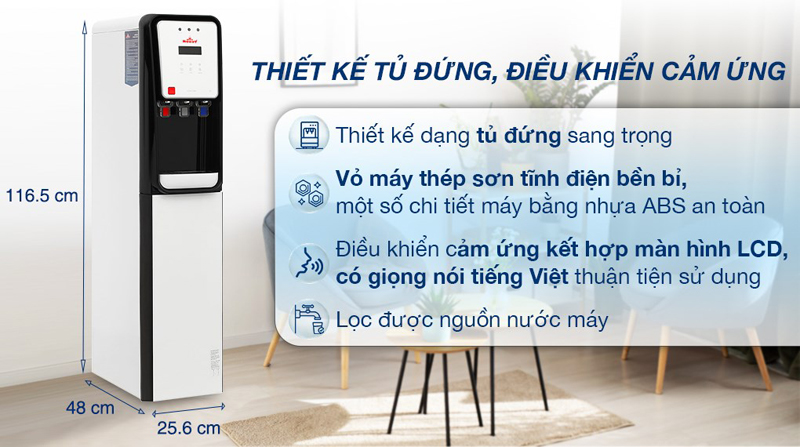 Thiết kế kiểu dáng hiện đại, sang trọng, tiện dụng