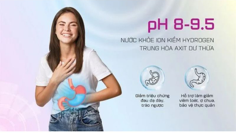 Tạo ra nguồn nước Hydrogen, bổ sung vi khoáng tự nhiên tốt cho sức khỏe