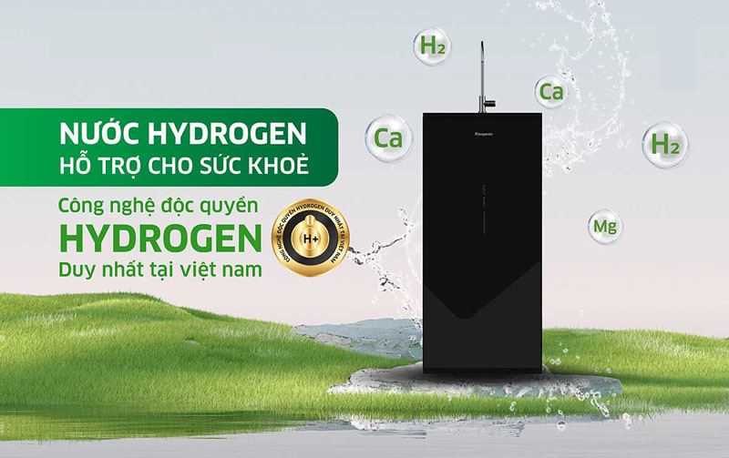 Công nghệ tạo nước Hydrogen bổ sung các khoáng chất tốt cho sức khỏe