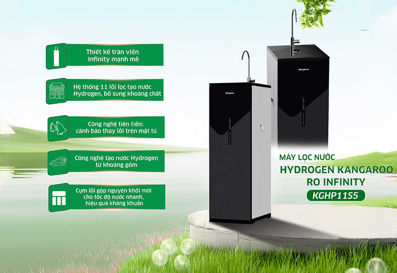 Tính năng nổi bật của máy lọc nước Kangaroo Hydrogen Infinity KGHP11S5 