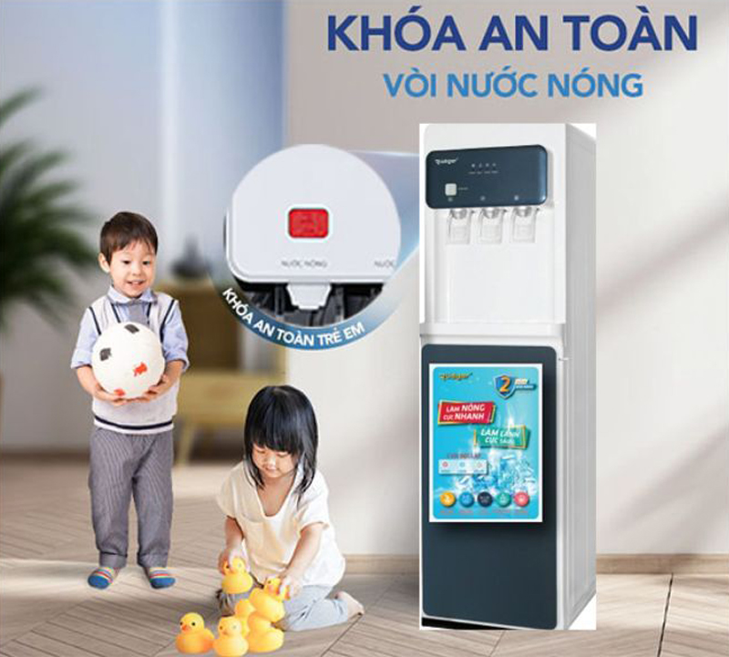 Khóa vòi nước nóng an toàn cho trẻ nhỏ