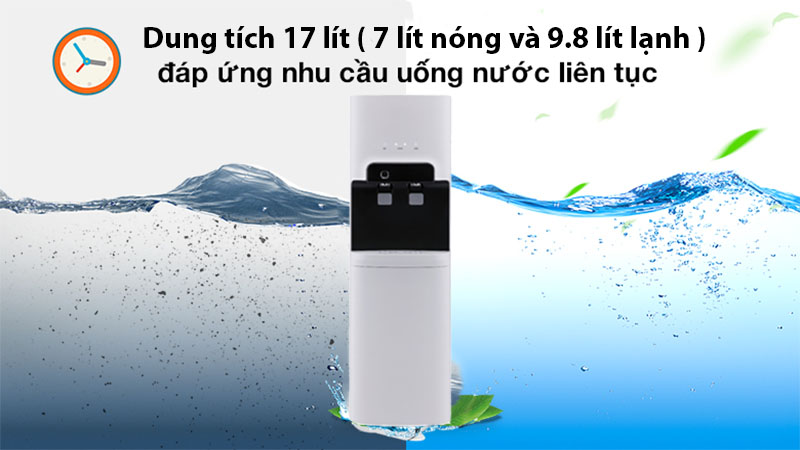 Dung tích của Máy lọc nước nóng lạnh Yakyo TP-668-RO