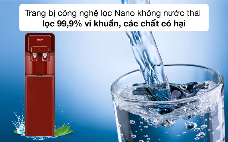 Công nghệ lọc của Máy lọc nước nóng lạnh Yakyo TP-821Y Nano