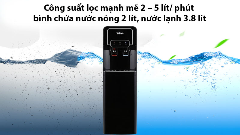 Công suất lọc của Máy lọc nước nóng lạnh Yakyo TP-821Y