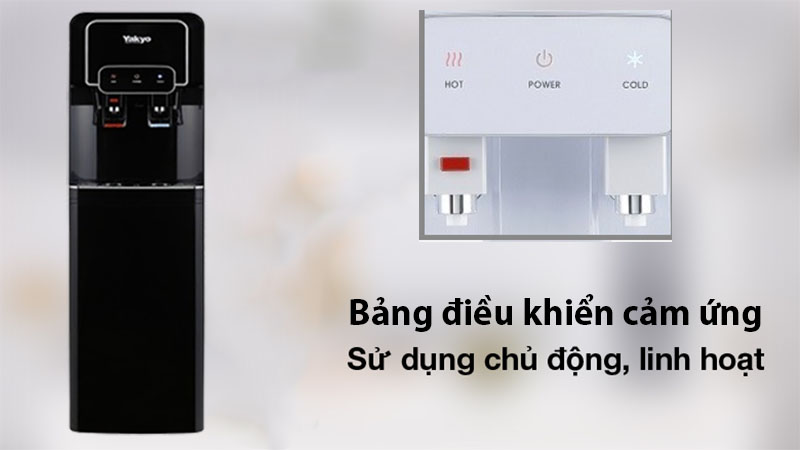 Bảng điều khiển của Máy lọc nước nóng lạnh Yakyo TP-821Y