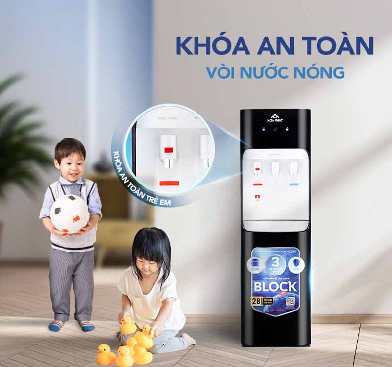 Khóa vòi nước nóng bảo vệ an toàn cho trẻ nhỏ