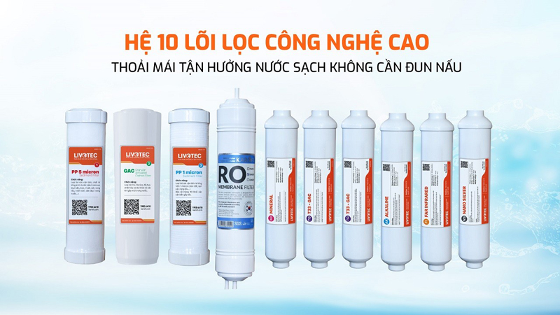 10 lõi lọc Smax Pro mạnh mẽ mang đến hiệu suất cao