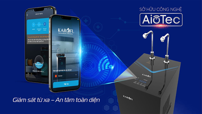 Điều khiển từ xa bằng điện thoại thông qua ứng dụng công nghệ Aiotec