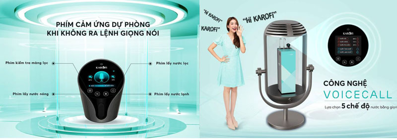 Máy lọc nước nóng lạnh Karofi KAD-N91 - Hàng chính hãng