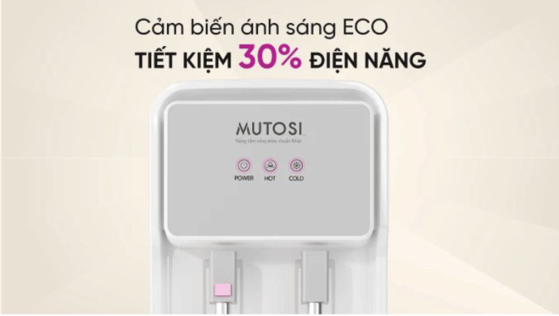 Công nghệ cảm biến Eco tiết kiệm điện năng hiệu quả. 