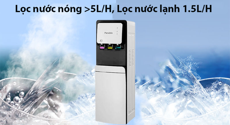 Công suất lọc của Máy lọc nước nóng lạnh nguội RO Panakio PRO-98LB-09