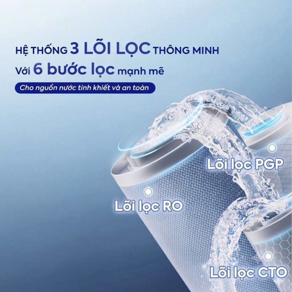 Máy lọc nước nóng lạnh treo tường Truliva W6412-Eco - Hàng chính hãng
