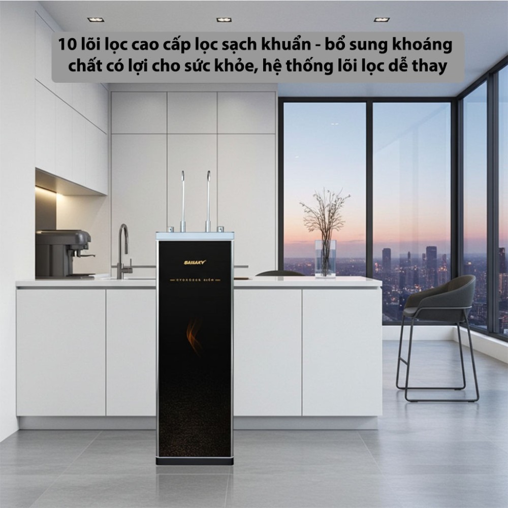 Máy lọc nước nóng nguội kiềm Sanaky SNK-S2HK002 - Hàng chính hãng