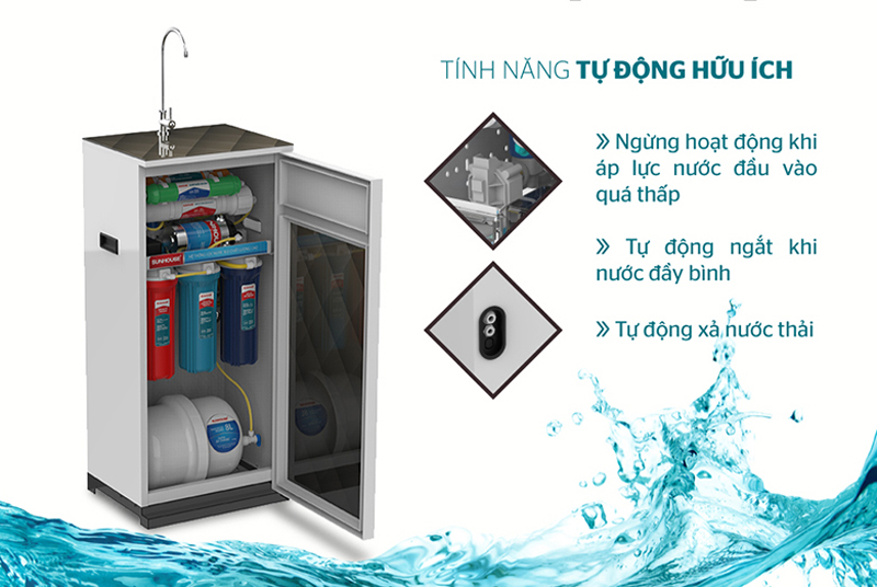 Máy được trang bị nhiều tính năng tiện ích