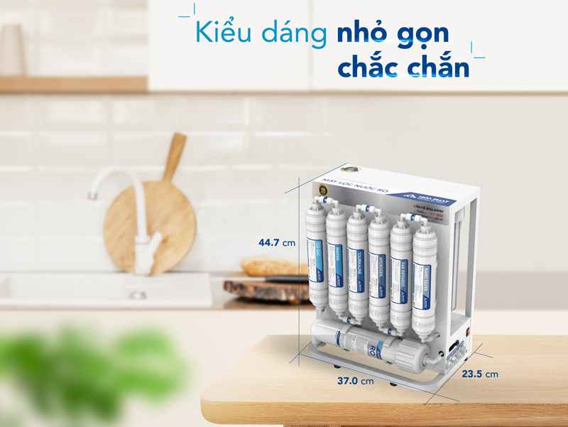 Thiết kế kiểu dáng lắp dưới gầm tủ bếp tiết kiệm diện tích