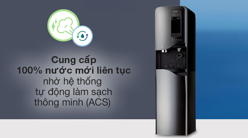 Đảm bảo nước không bị nhiễm bẩn nhờ hệ thống tự động làm sạch (ACS)