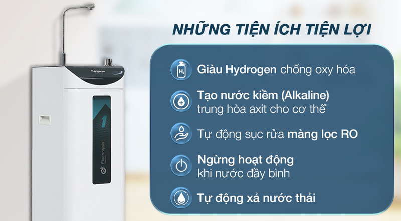 Máy có nhiều tính năng và tiện ích đi kèm