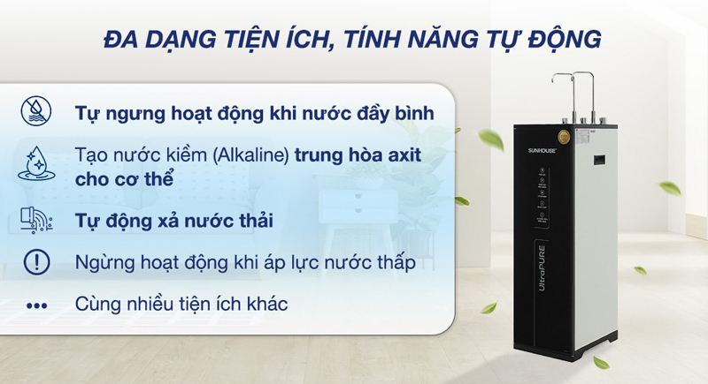 Đa dạng tiện ích đi kèm