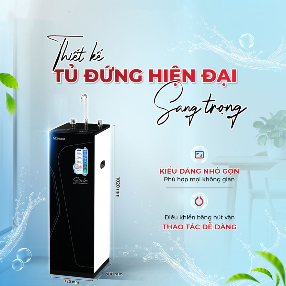 Máy lọc nước siêu lọc công nghệ kép 12 cấp Makano MN112 - Hàng chính hãng