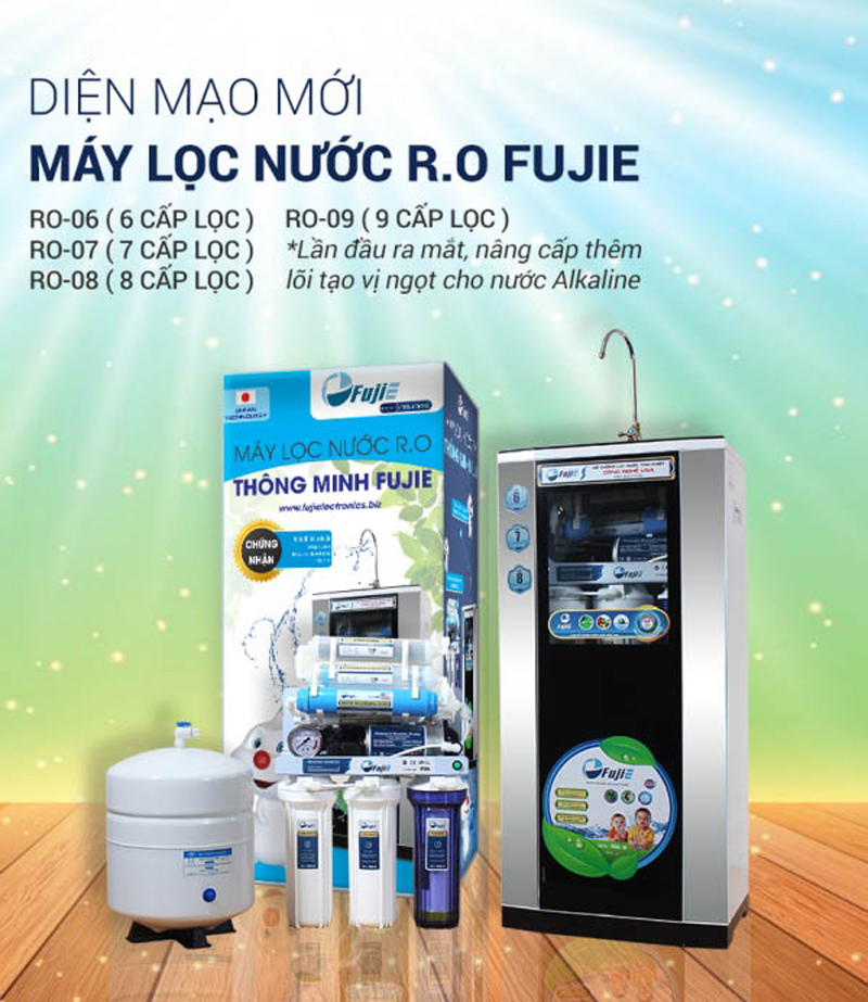 Máy lọc nước tinh khiết Fujie RO-09 (CAB) mang đến cho bạn nguồn nước ngon ngọt, tốt cho sức khỏe