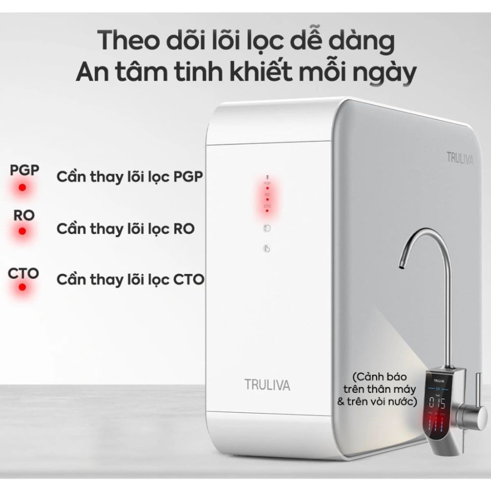 Máy lọc nước âm tủ bếp Truliva UR5840 - Hàng chính hãng