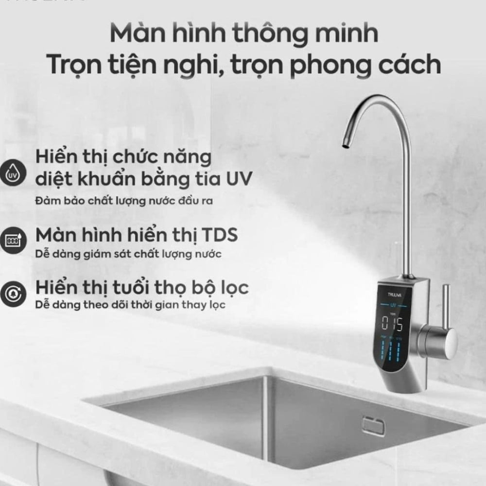 Máy lọc nước âm tủ bếp Truliva UR5840 - Hàng chính hãng